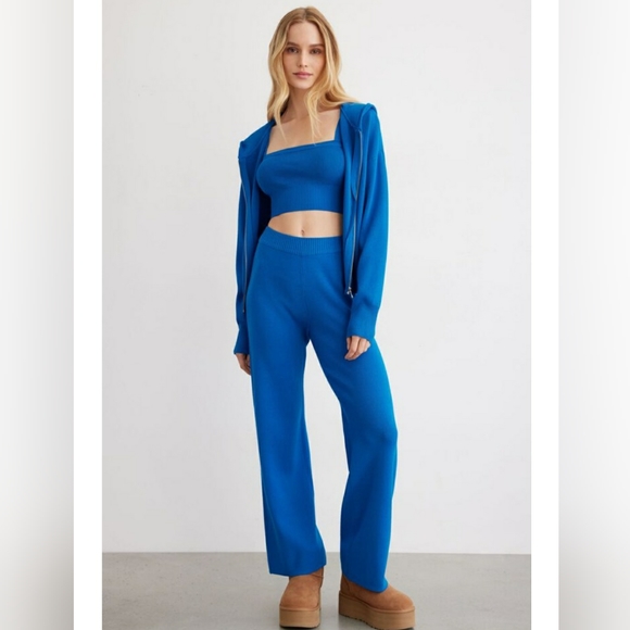 Dynamite Zip Up Knitted Hoodie - Picture 4 of 7